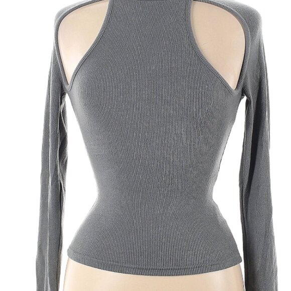 The Kript Women's Grey Shirt - Picture 1 of 2